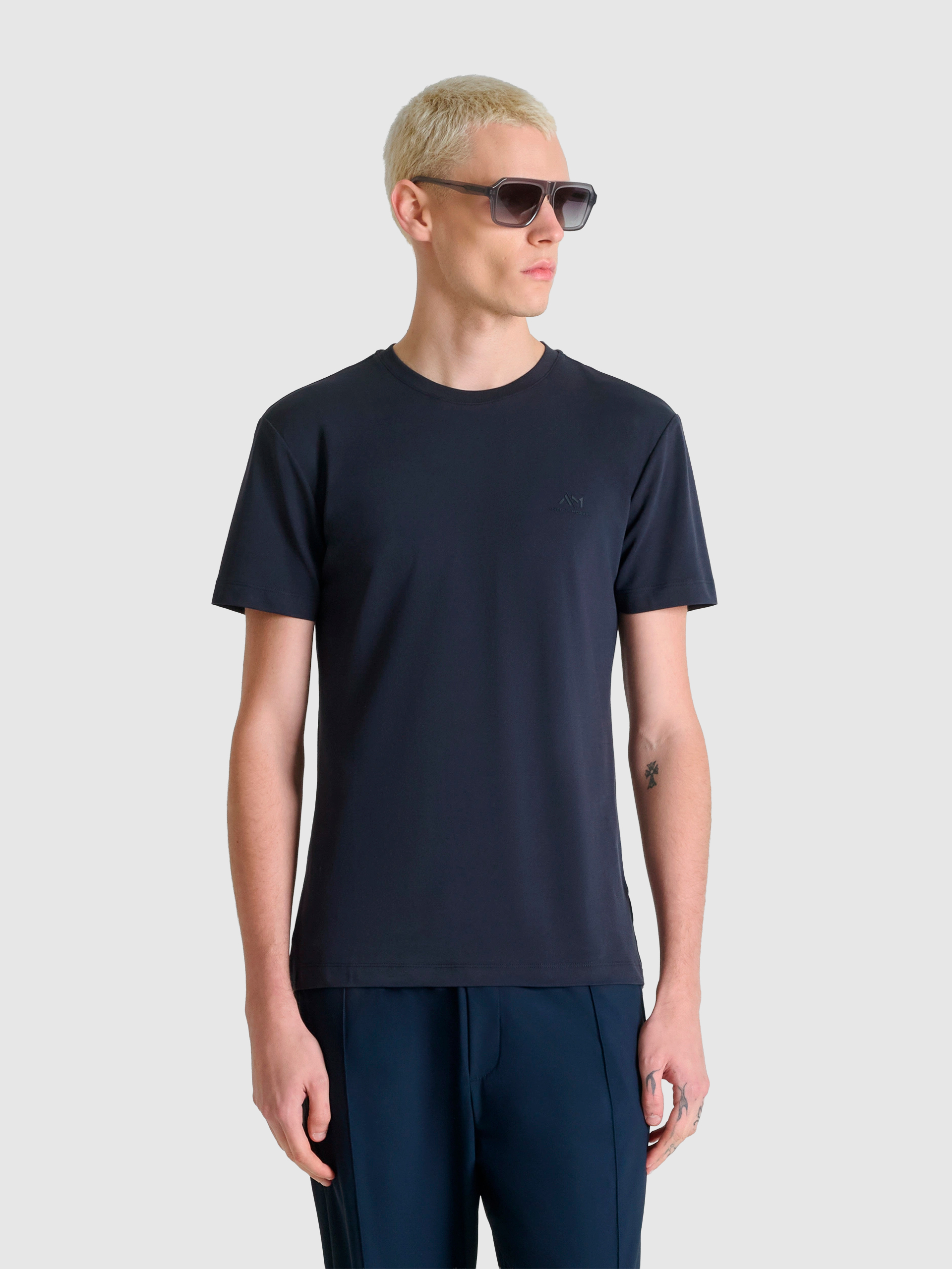 T-Shirt Man Navy Blue Antony Morato