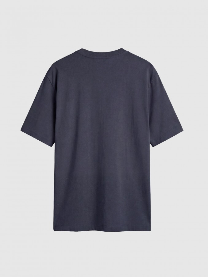 T-Shirt Man Navy Blue Antony Morato