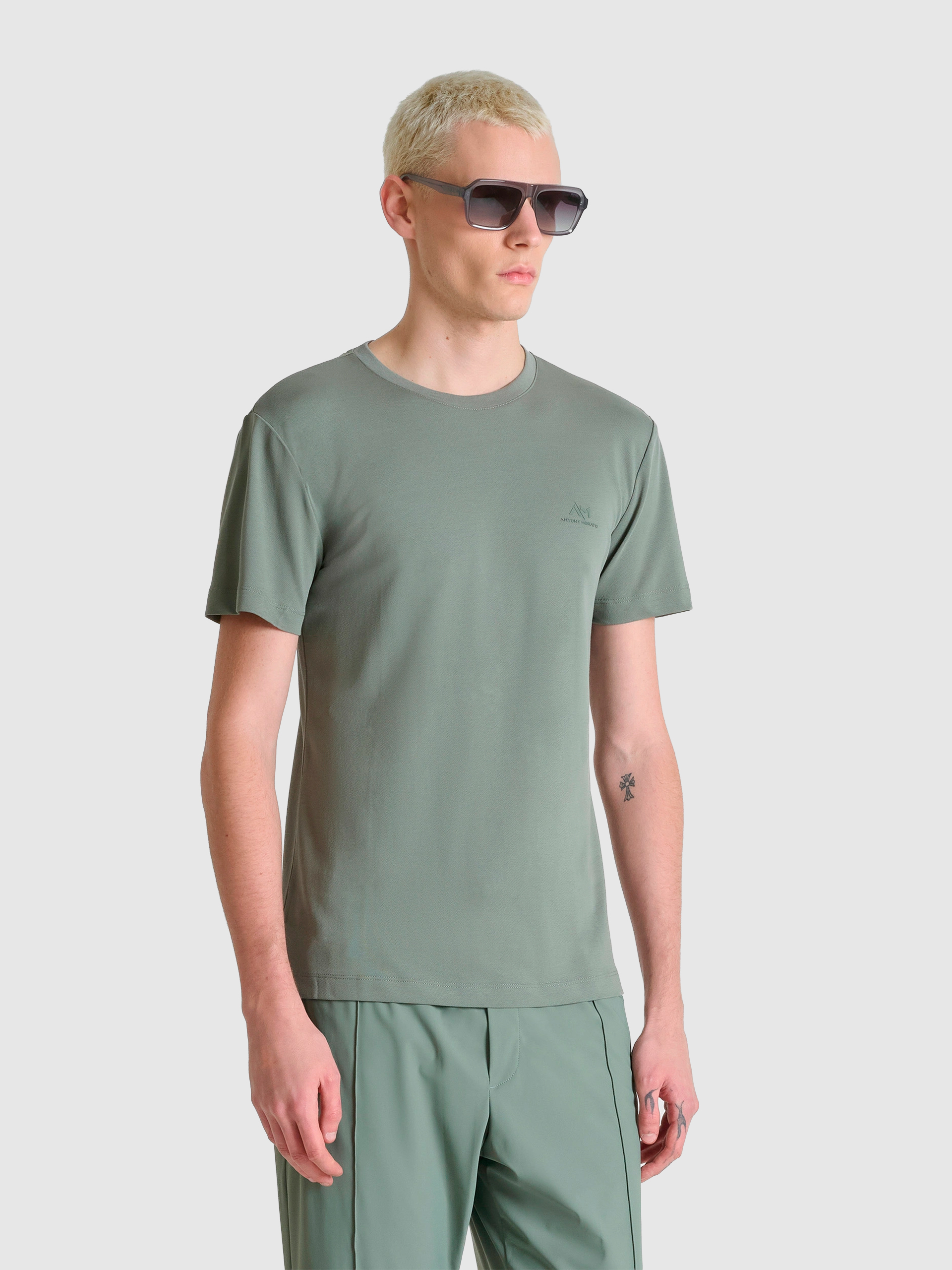 Camiseta Hombre Verde Antony Morato