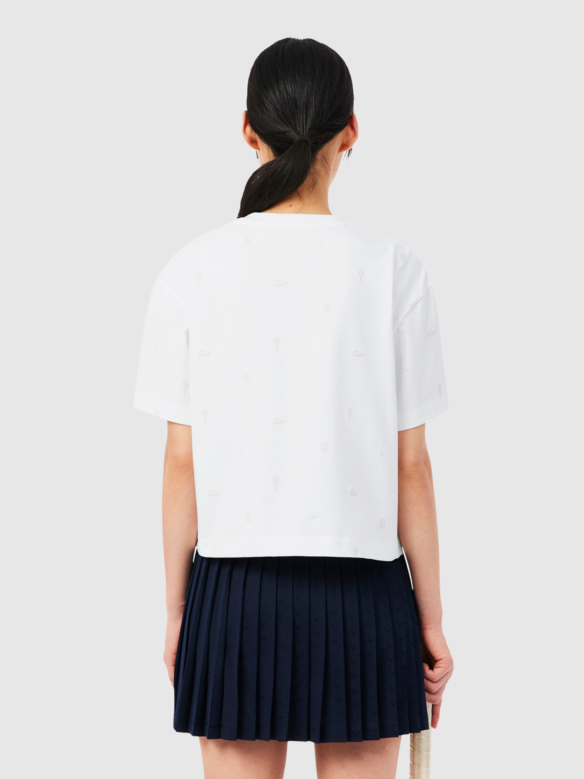 T-Shirt Woman White Lacoste