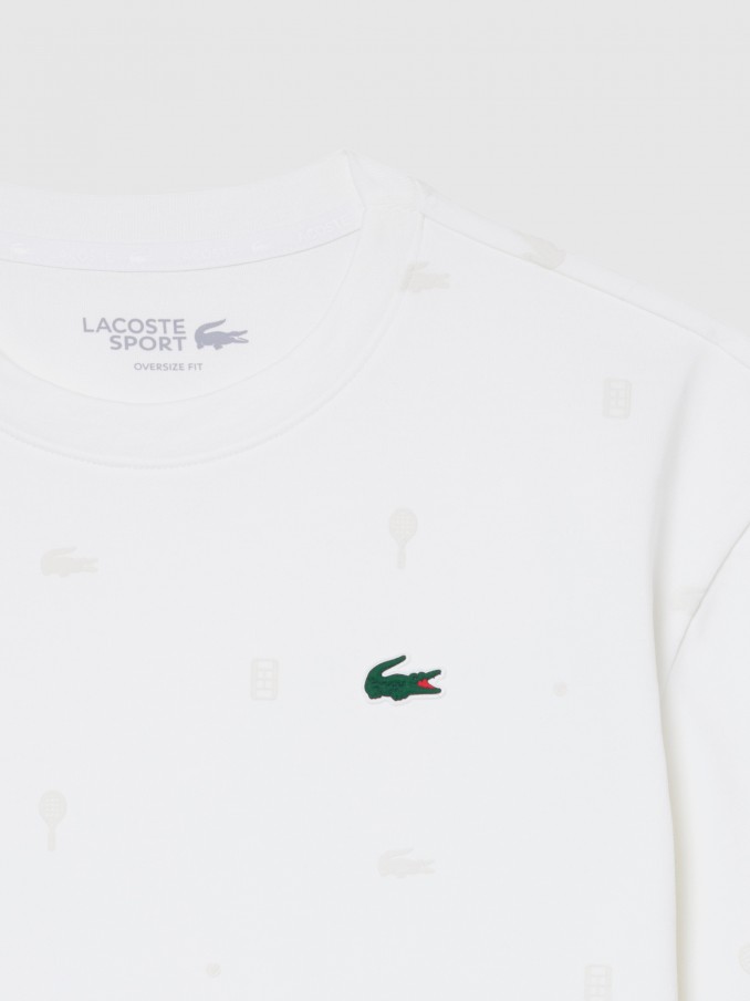 T-Shirt Woman White Lacoste