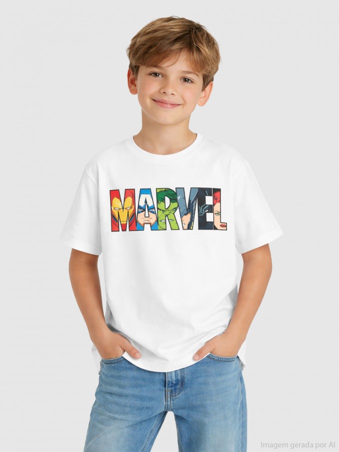 T-Shirt Name It Menino Nkmfergus Marvel Ss Nreg Top Mar