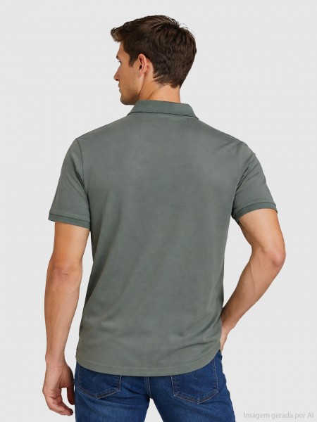 Polo Hombre Verde Selected