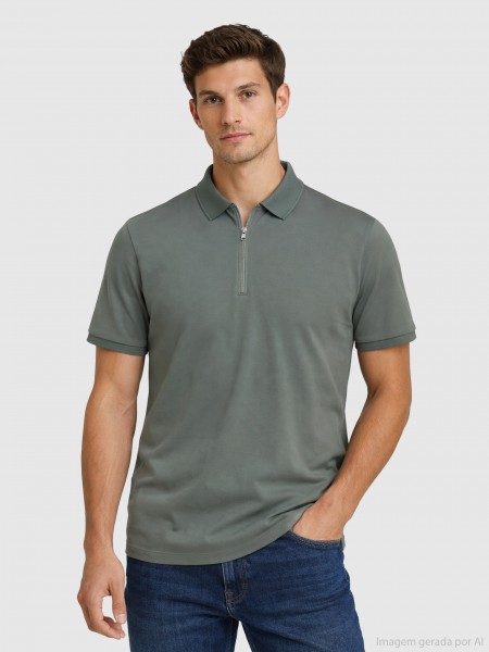 Polo Hombre Verde Selected