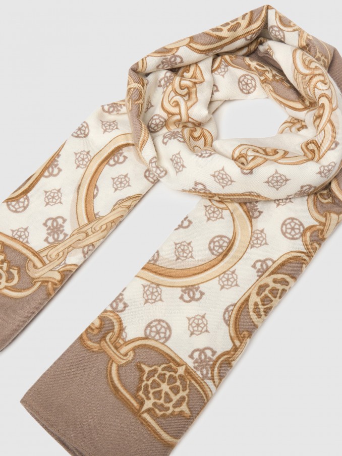 Bufandas Mujer Beige Guess Accessory
