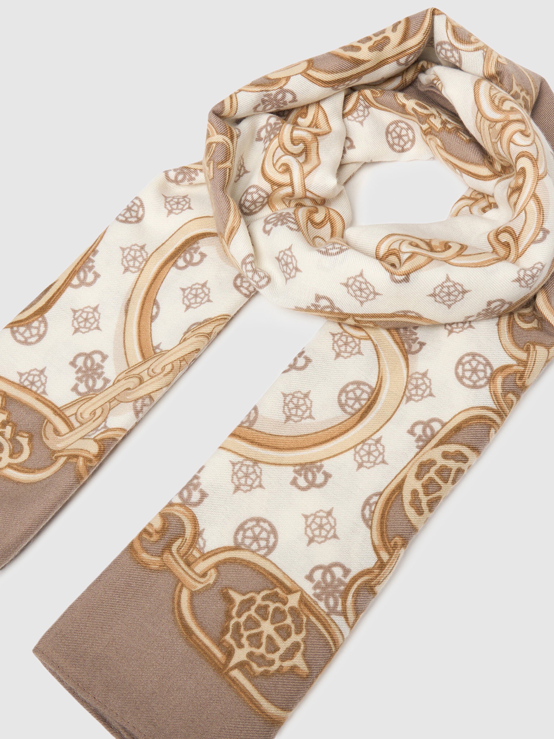 Bufandas Mujer Beige Guess Accessory