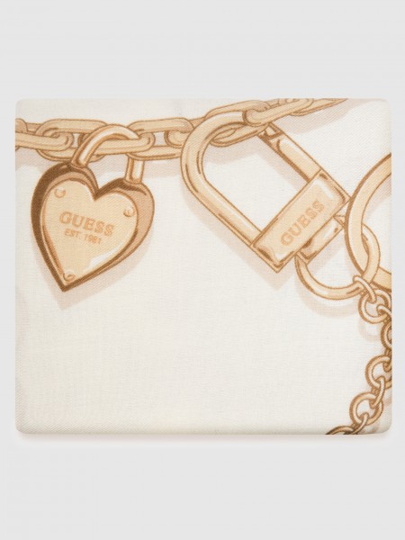 Bufandas Mujer Beige Guess Accessory