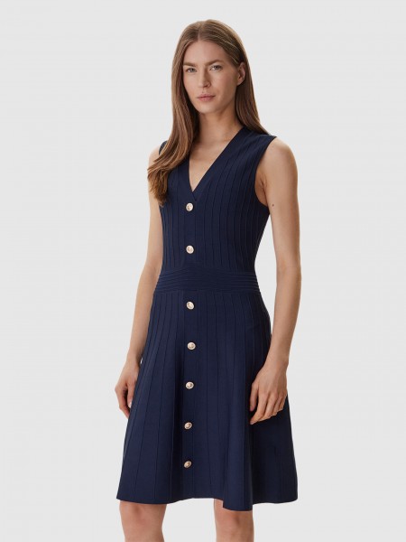 Vestido Mujer Azul Marino Guess