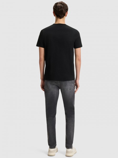 T-Shirt Homem Thinking Boss Orange