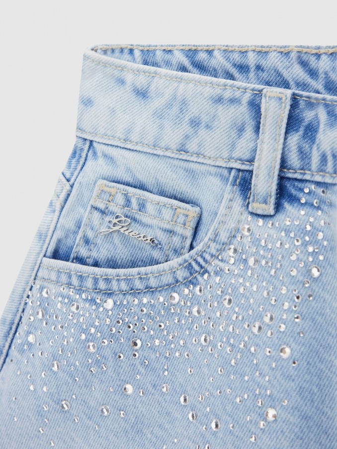 Pantalones Cortos Niña Jeans Guess