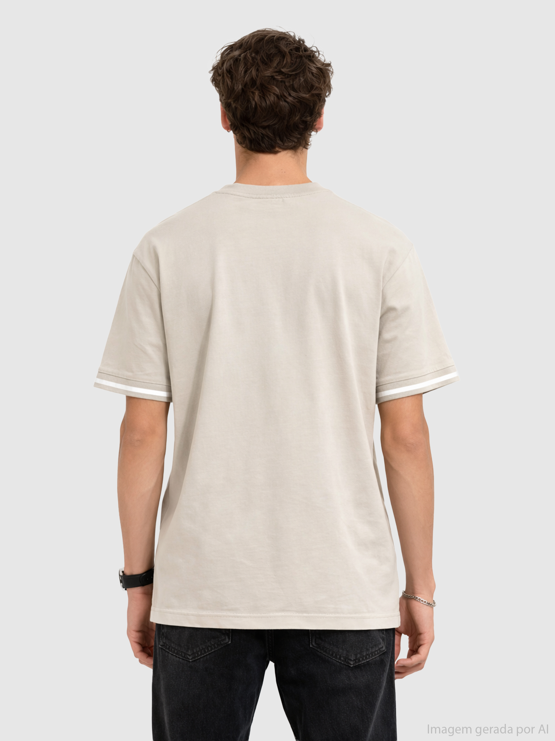 Camiseta Hombre Crema Antony Morato