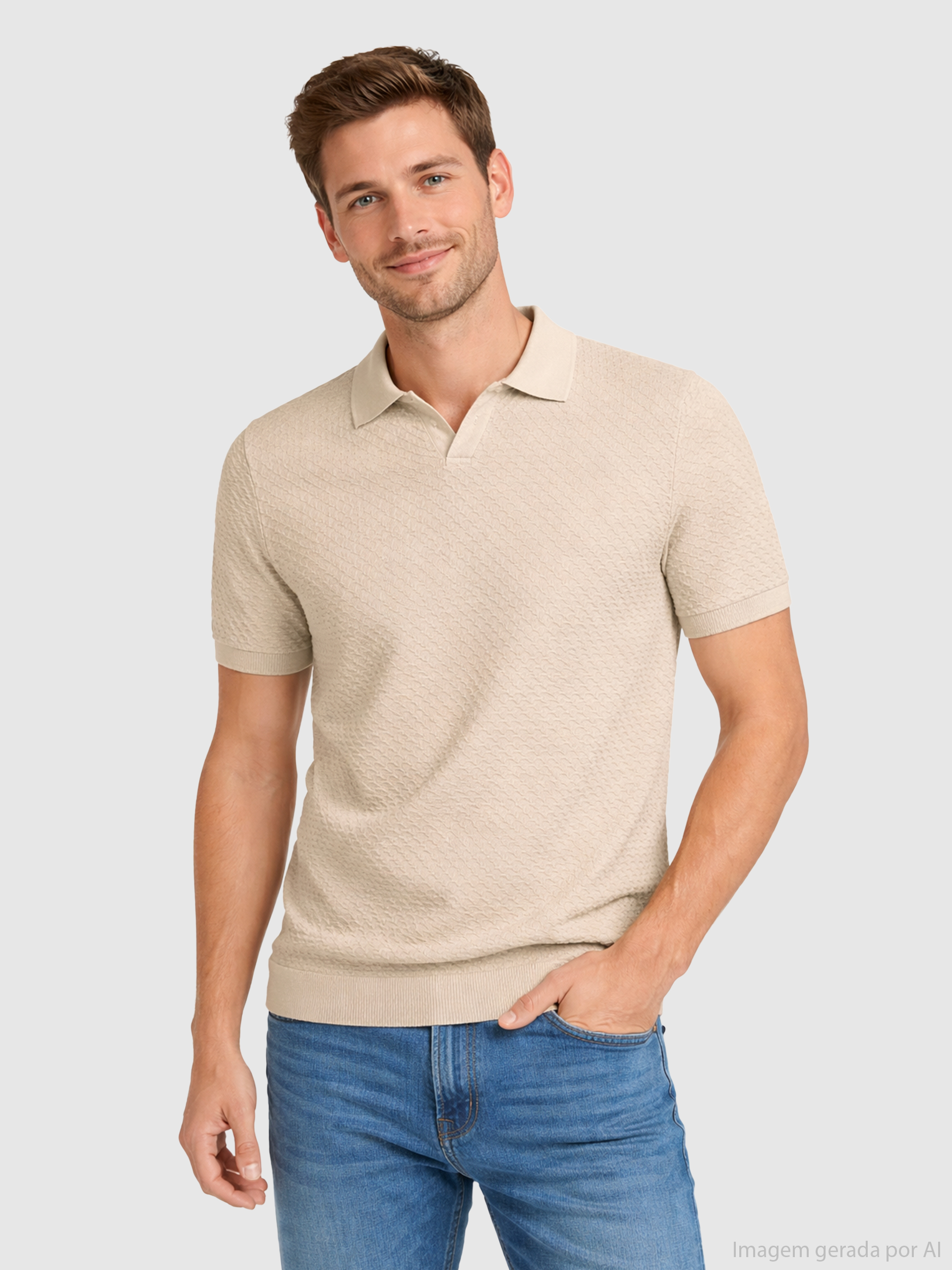 Polo Shirt Man Beige Antony Morato