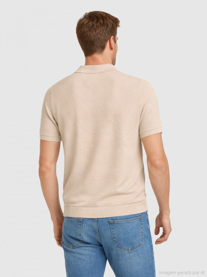 Polo Shirt Man Beige Antony Morato