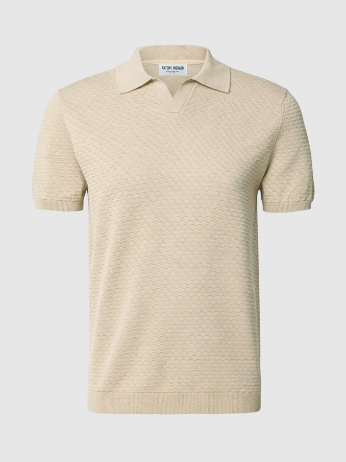 Polo Shirt Man Beige Antony Morato