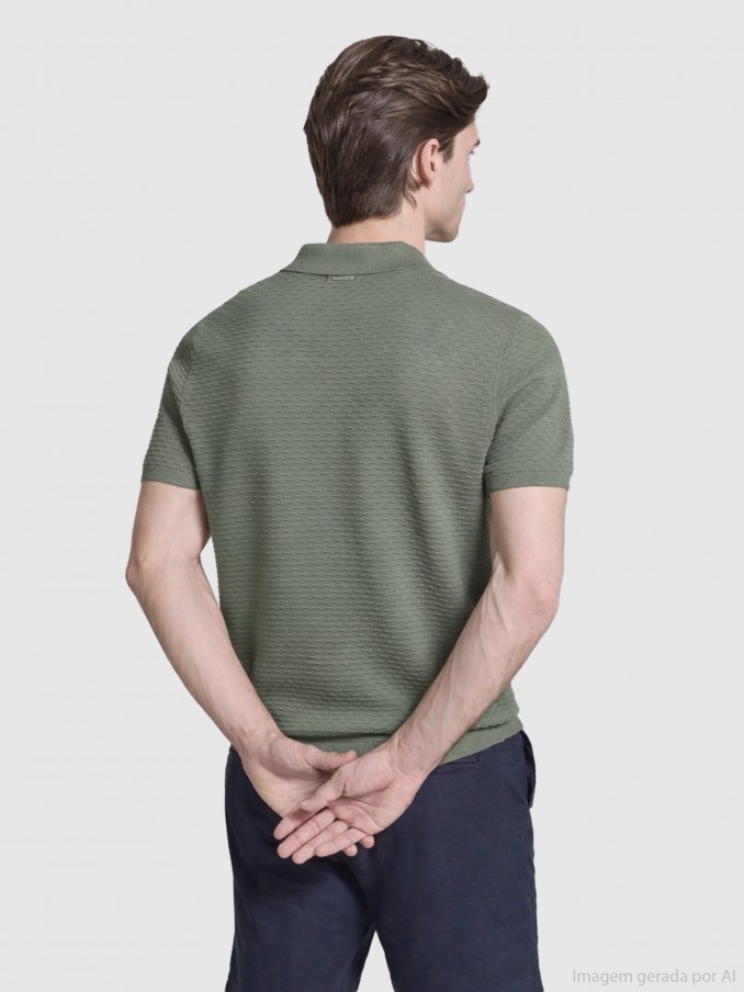 Polo Shirt Man Green Antony Morato