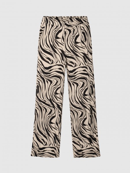 Cal�as Vero Moda Mulher Vmpoet Hw Loose Pant Jrs Ga Boo