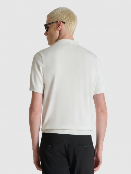 Polo Shirt Man Cream Antony Morato Polo Shirt Man Cream Antony Morato