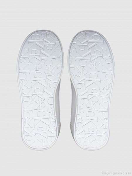 Sapatilha Calvin Klein Menina Low Cut Lace-Up Sneaker