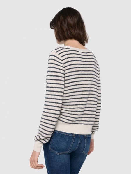 Casaco Mulher Vmnewlex Shine Ls Short V-Neck Card. Rep Vero Moda