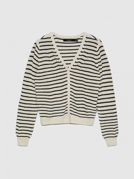 Casaco Mulher Vmnewlex Shine Ls Short V-Neck Card. Rep Vero Moda