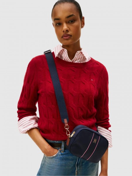 Mala Tommy Hilfiger Mulher Popette Camera Bag Corp