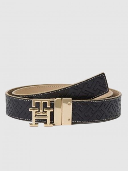 Cinto Tommy Hilfiger Mulher Th Logo 3,0 Rev