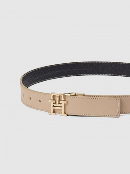 Cinto Tommy Hilfiger Mulher Th Logo 3,0 Rev