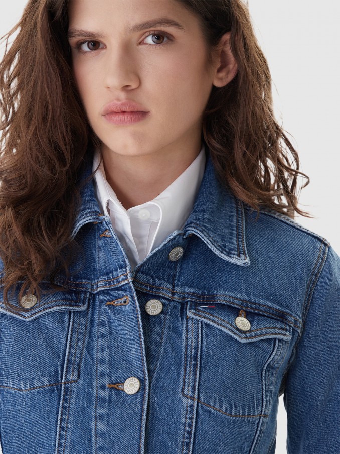 Jacket Woman Jeans Tommy Hilfiger