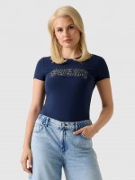 T-Shirt Woman Navy Blue Guess T-Shirt Woman Navy Blue Guess