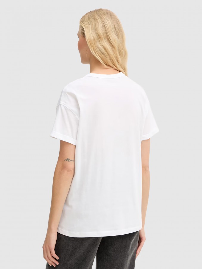 T-Shirt Woman White Guess
