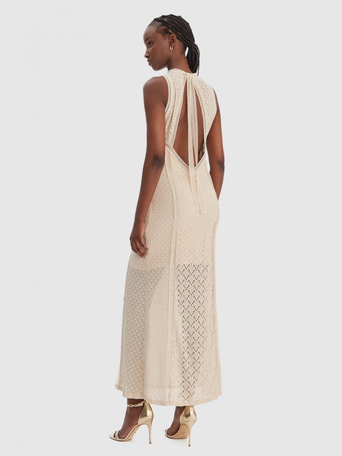 Vestido Mujer Crema Guess