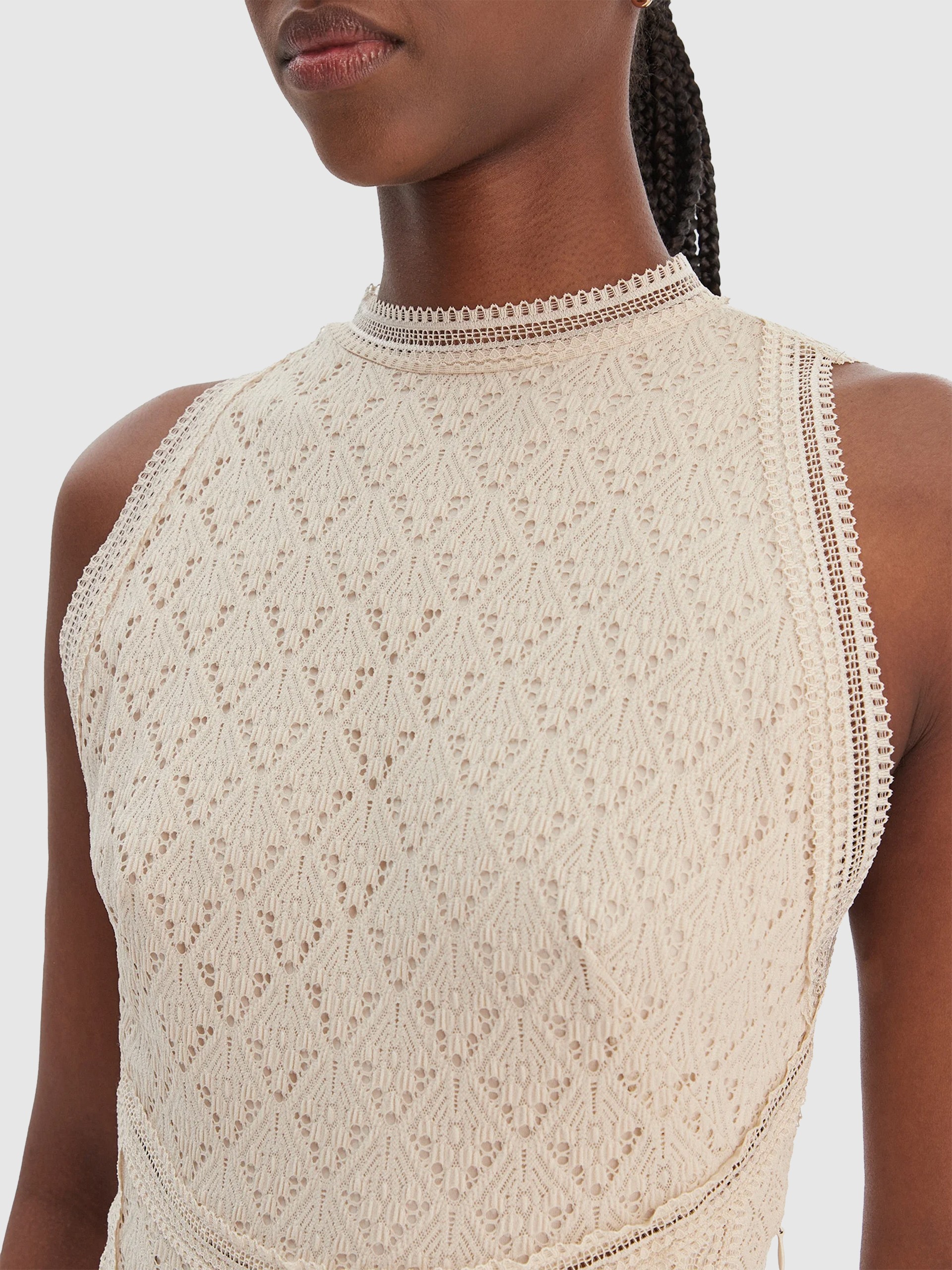 Vestido Mujer Crema Guess