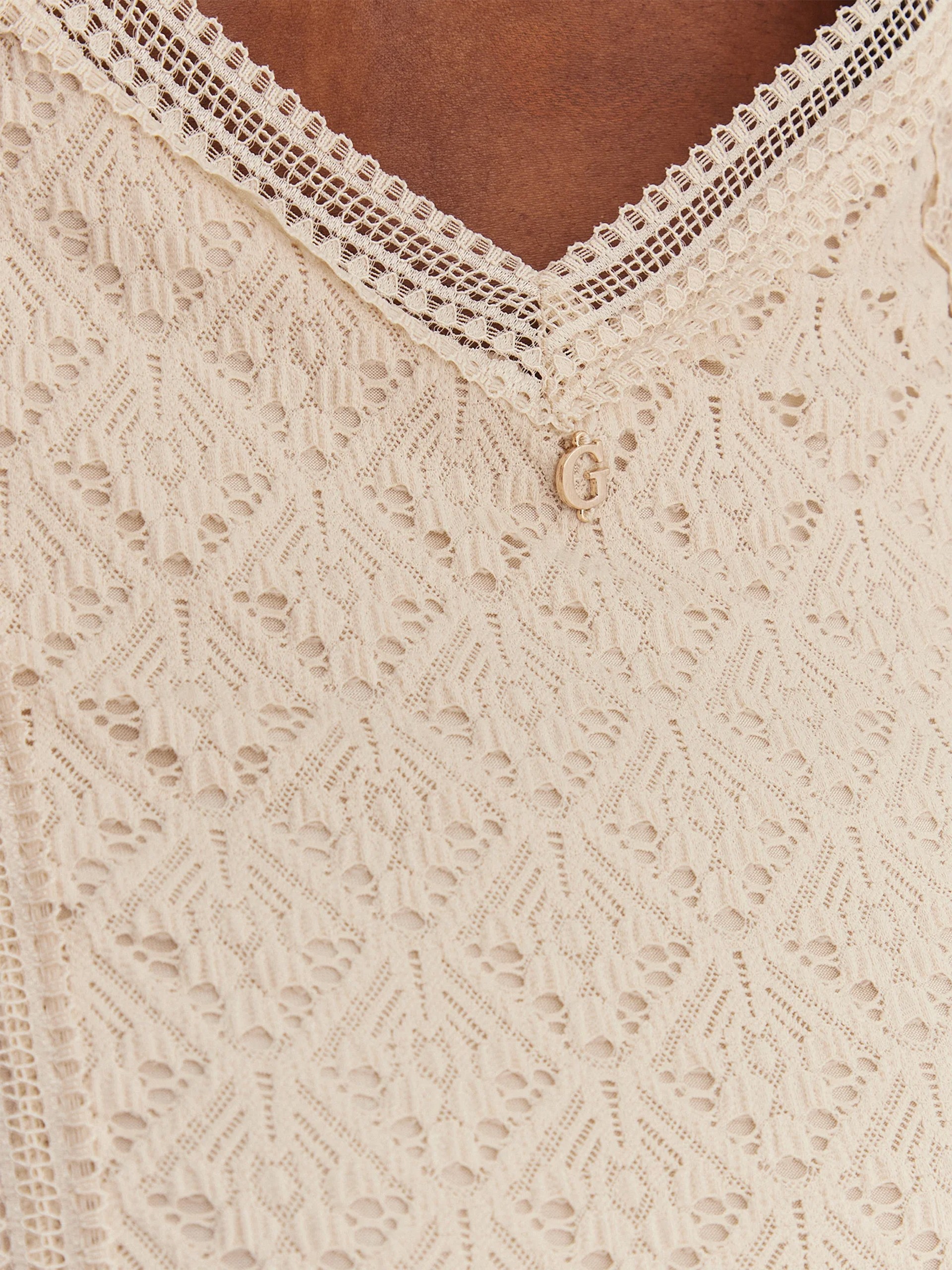 Vestido Mujer Crema Guess