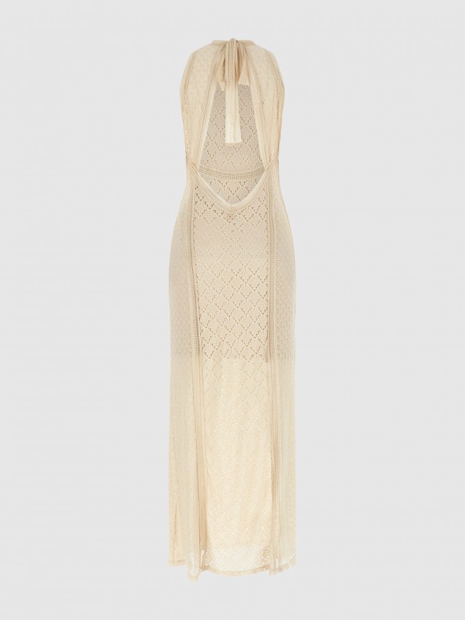 Vestido Mujer Crema Guess