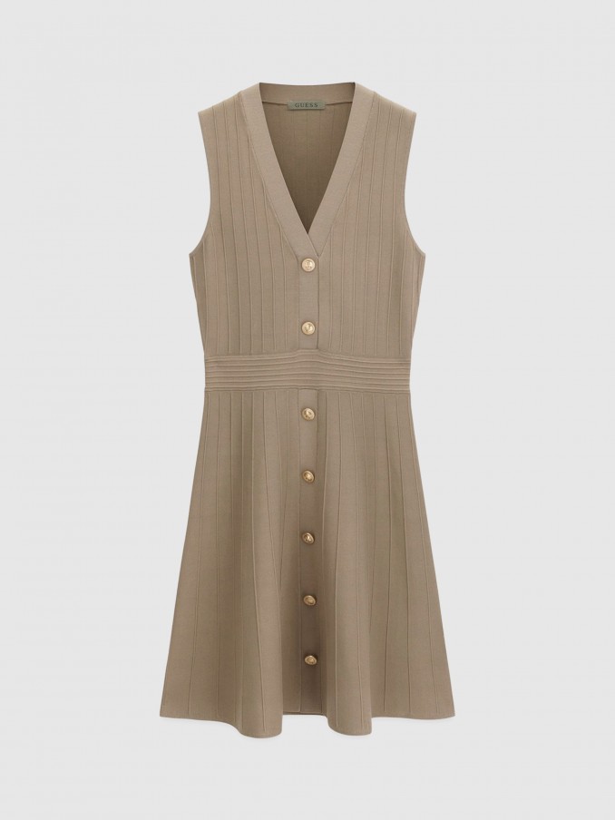 Vestido Mujer Verde Guess