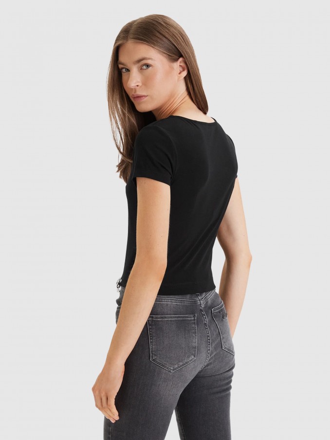 T-Shirt Woman Black Guess
