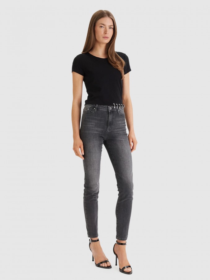 T-Shirt Woman Black Guess