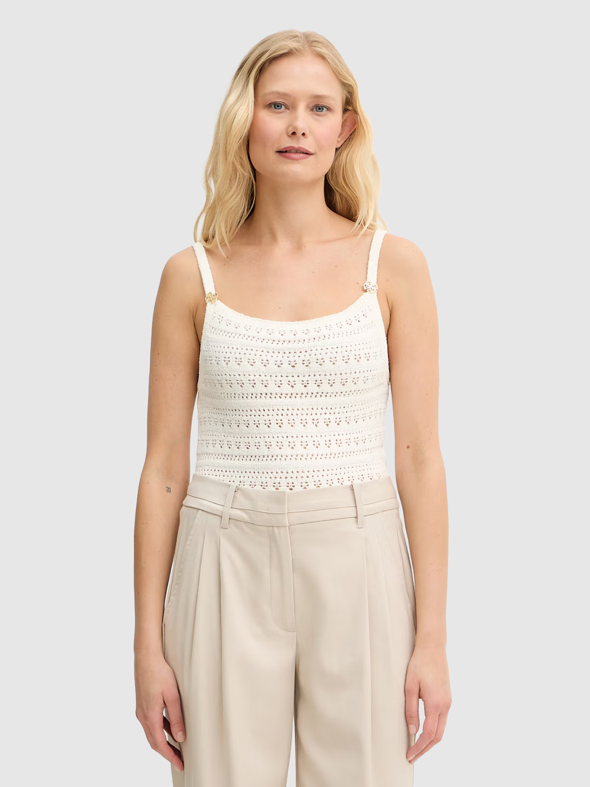 Blusa Mujer Crema Guess