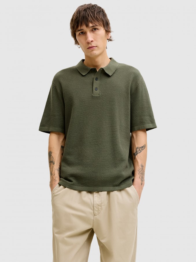 Polo Shirt Man Troop Green Jack & Jones