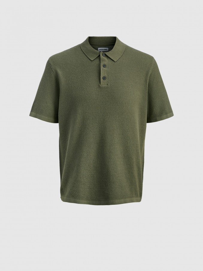 Polo Shirt Man Troop Green Jack & Jones
