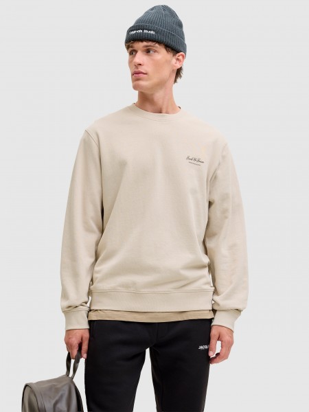 Sweatshirt Jack & Jones Homem Jjearchive Sweatshirt Jack & Jones Homem Jjearchive