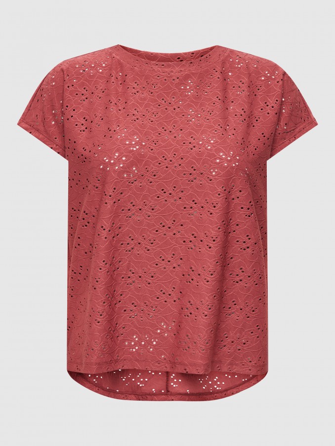 T-Shirt Woman Bordeaux Only