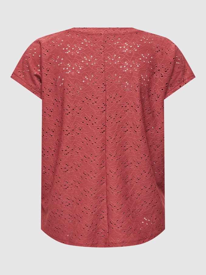 T-Shirt Woman Bordeaux Only