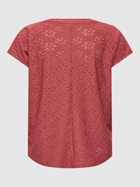 T-Shirt Woman Bordeaux Only
