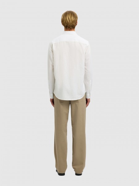 Shirt Man White Selected
