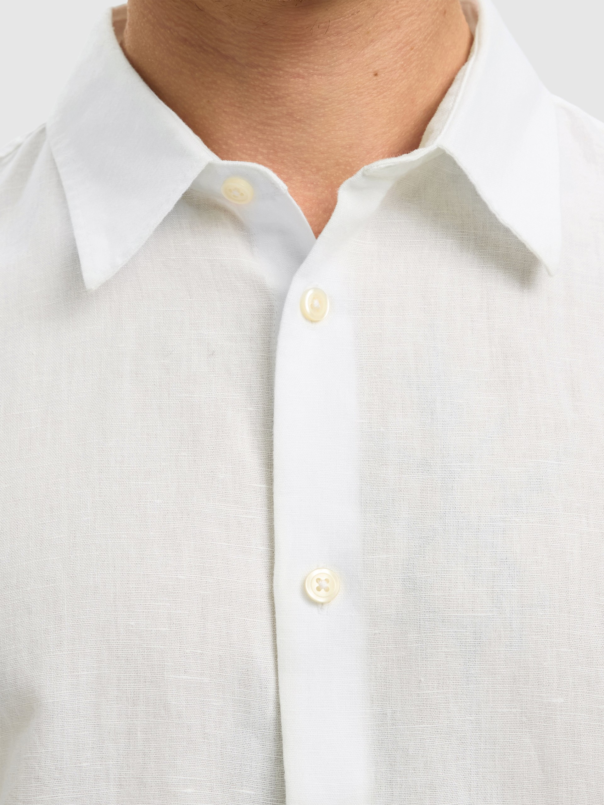 Camisa Hombre Blanco Selected