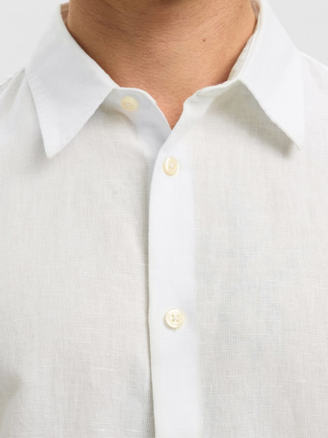 Camisa Hombre Blanco Selected