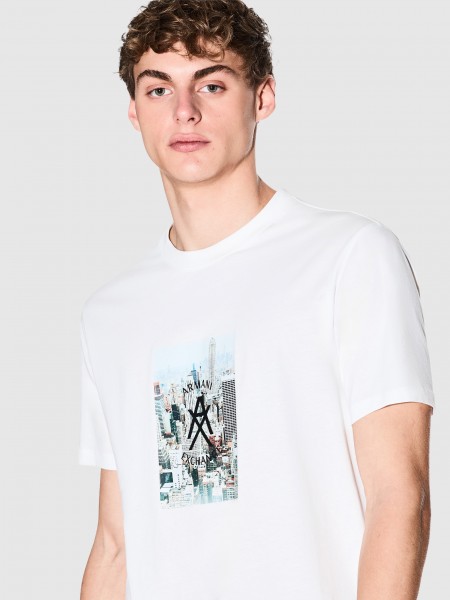 T-Shirt Armani Exchange Homem T-Shirt - T-Shirt