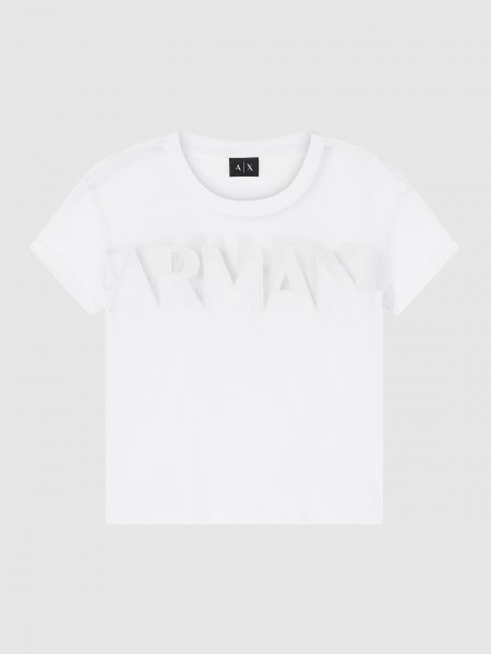 T-Shirt Armani Exchange Mulher T-Shirt T-Shirt Armani Exchange Mulher T-Shirt