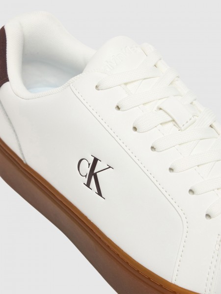 Sapatilha Calvin Klein Homem Classic Cupsole Laceup Lth